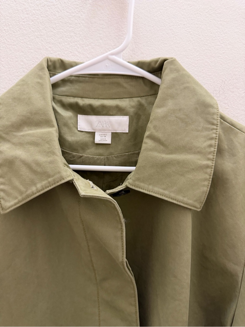 Zara Washed-Effect Short Jacket - Picture 3 of 13